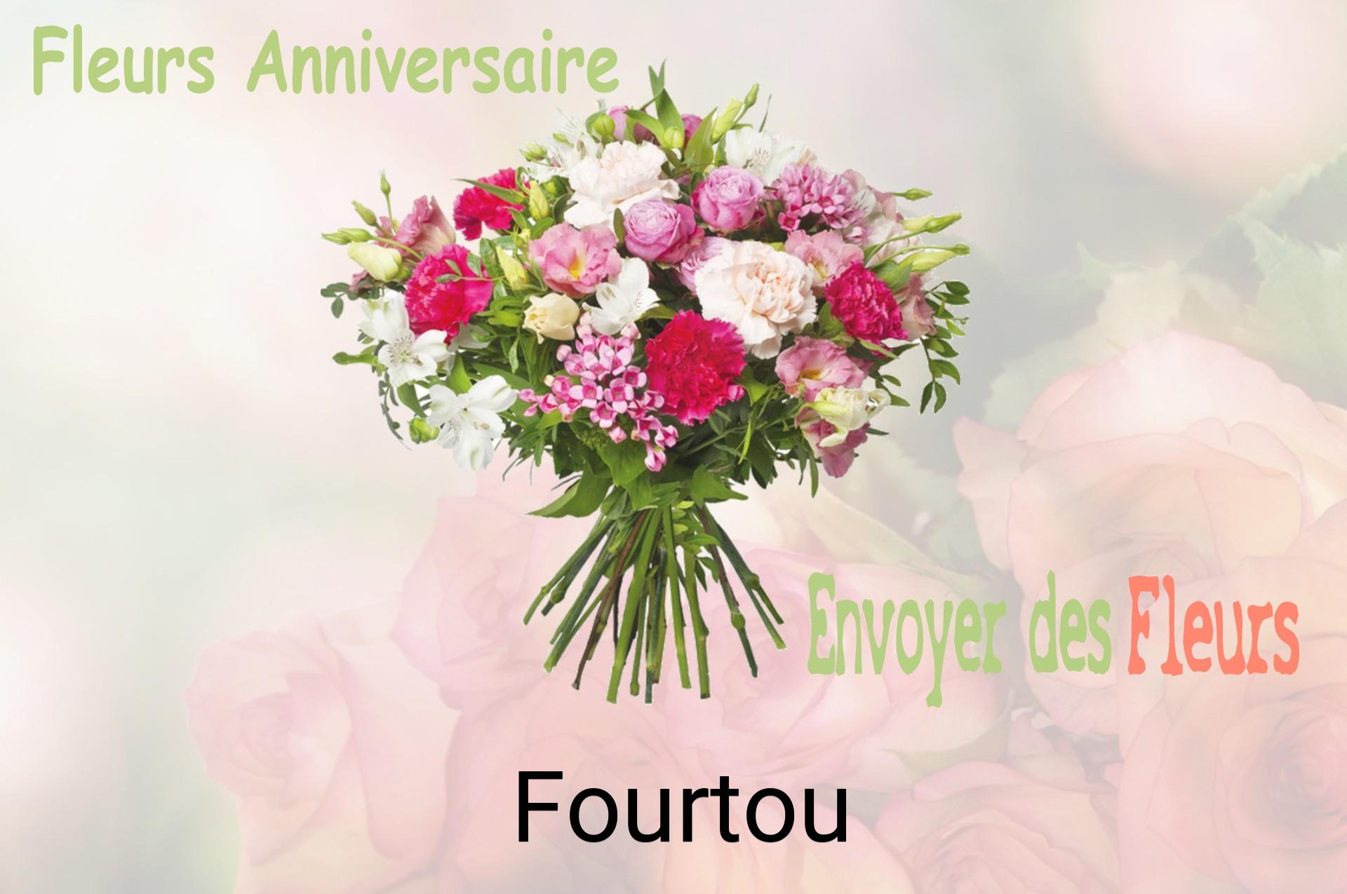 Bouquet de fleurs d’anniversaire livré à Fourtou